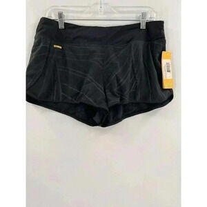 LOLE Run-Up Shorts UPF 50+ Quick Dry Stretch Form BLACK Large NEW W TAGS